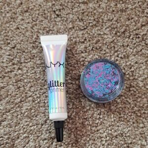 NYX Glitter Primer And Body Glitter